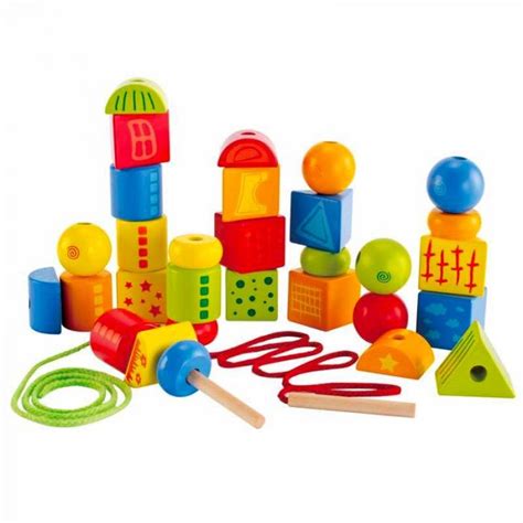 Hape - String-Along Shapes | Knock On Wood Toys