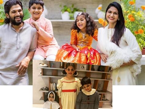 Allu Arjun's kids Ayaan and Arha get dressed up for Halloween; wife Sneha shares pic