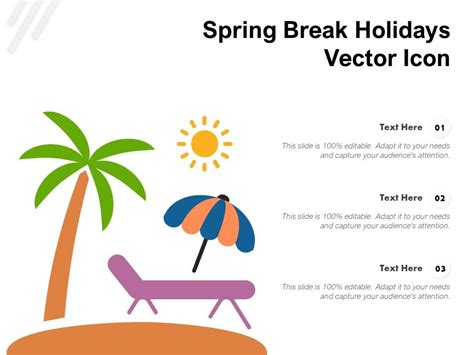 Spring Break Holidays Vector Icon Ppt PowerPoint Presentation Gallery ...