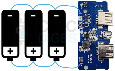 Easy to Build 18650 Battery DIY Power Bank Circuit