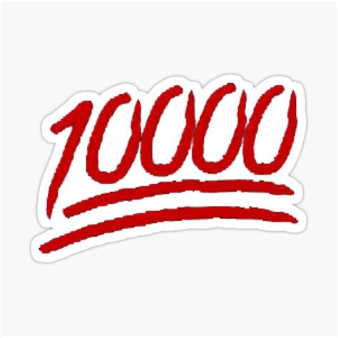 "10000 emoji deep fried" Sticker by Snibel | Redbubble