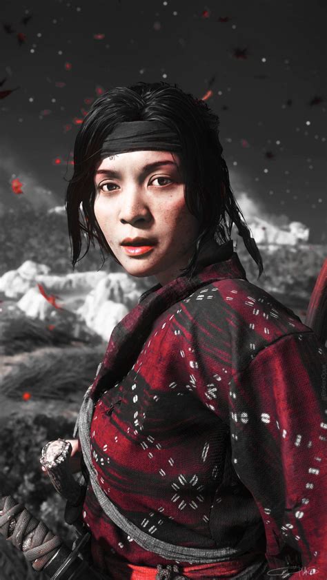 Yuna, played by Sumalee Montano Ghost of Tsushima Sucker Punch ...