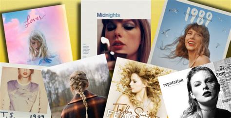 All of the album covers from Taylor Swift records, ranked worst to best