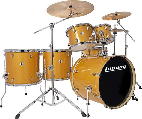 Buy Ludwig Element Evolution LCEE6220 6-piece Complete Drum Set with ...