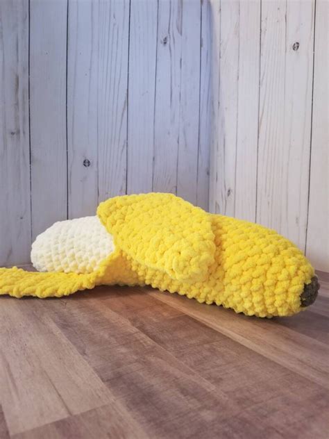 Banana Pillow Oversized Fuzzy Plush Giant Banana Photo Prop | Etsy