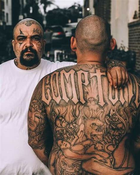 Compton | Gang tattoos, Gang culture, Chicano love