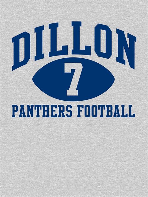 "Dillon Panthers Football #7" T-shirt for Sale by pootpoot | Redbubble ...