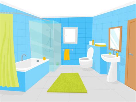 Washbasin Bathroom Cartoon Flat Vector Illustration Illustrations, Royalty-Free Vector Graphics ...