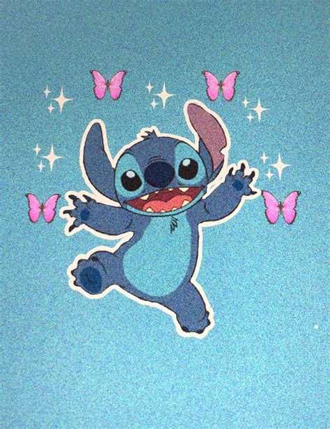 Aesthetic Stitch Cartoon Wallpapers - Wallpaper Cave