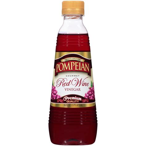 Pompeian Red Wine Vinegar 16 Fl Oz - Walmart.com