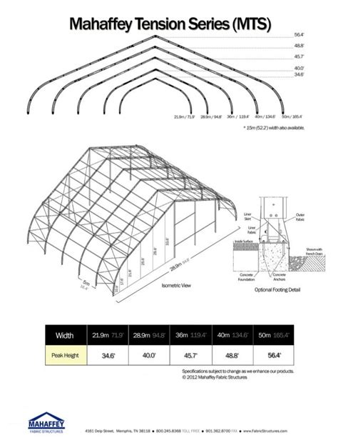 Tensioned Fabric Structures - Mahaffey Tension Series (MTS)™