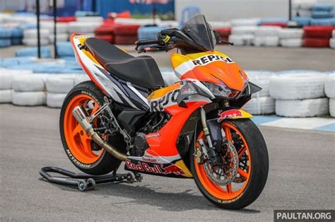 Modifikasi Honda Supra GTR 150, Kaki-kaki Gambot Mirip Motor MotoGP - Motorplus