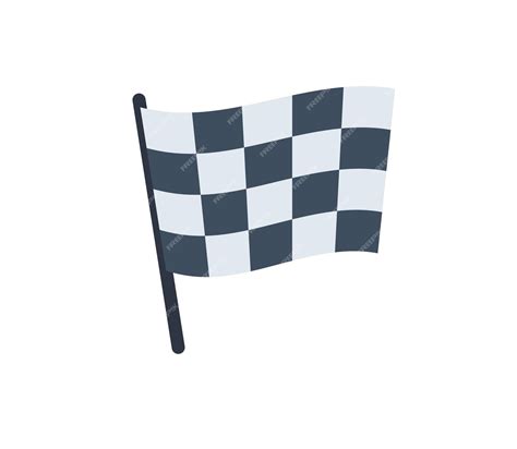 Premium Vector | Chequered flag vector isolated icon. racing flag emoji ...