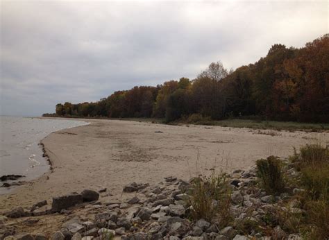 Beach View with Woods at Harrington Beach State Park, Wisconsin image - Free stock photo ...