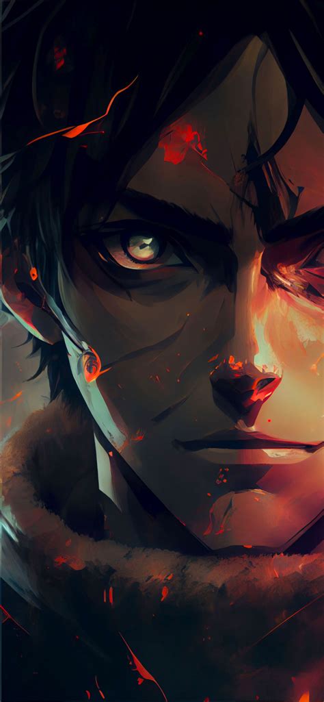 AOT Eren Yeager Face Art Wallpaper - Attack on Titan Wallpaper