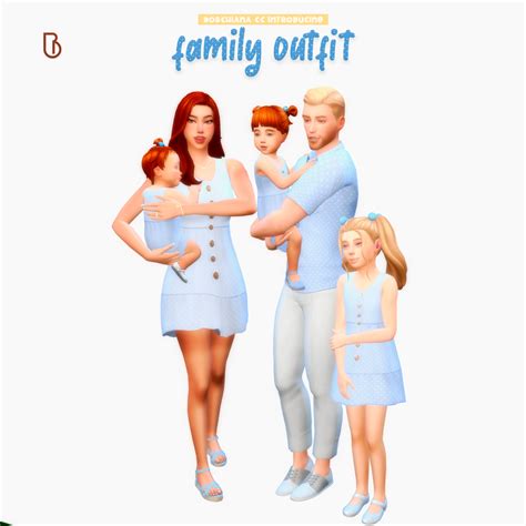 Family Outfit - Dad - version 2 - The Sims 4 Create a Sim - CurseForge