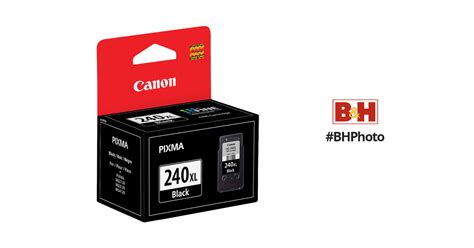 Canon PG-240XL Black Ink Cartridge 5206B001 B&H Photo Video