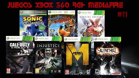 Juegos XBOX 360 Rgh Español Mediafire Pack #11 - YouTube