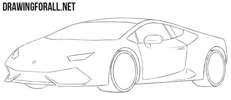 How to Draw a Lamborghini Easy | Drawingforall.net