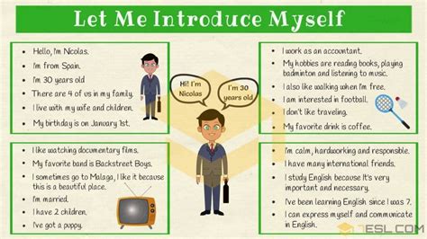 How to Introduce Yourself Confidently! Self-Introduction Tips & Samples • 7ESL