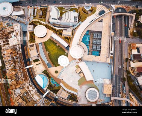 Lalaport Bukit Bintang City Centre drone view. Top down Stock Photo - Alamy