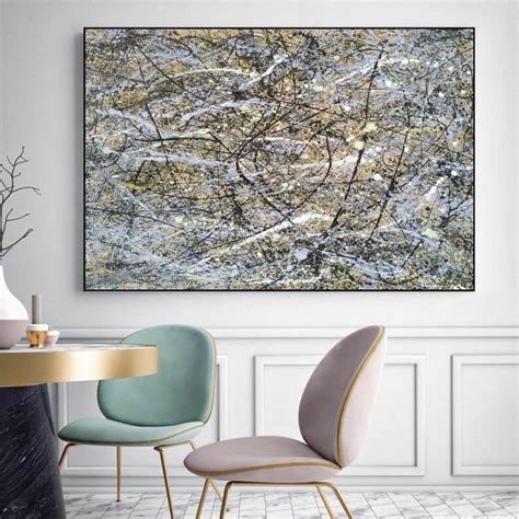 Original Grey Painting Extra Large Wall Art Abstract Artwork | Etsy