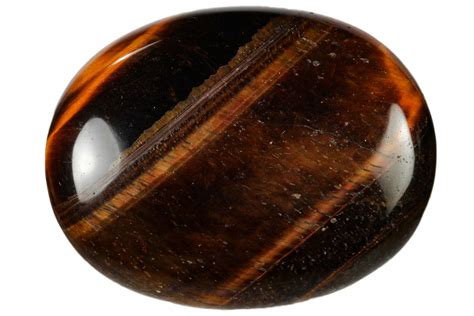 1.8" Polished Red Tiger's Eye Pocket Stone For Sale - FossilEra.com