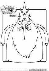 Adventure Time Color Page  Ice King sketch template