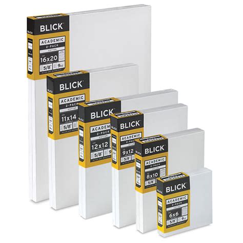 Blick Academic Canvas 2-Packs | BLICK Art Materials