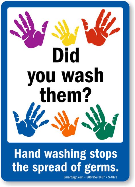 Hand Washing Signs|Wash Your Hands Sign|Employee Wash Hands Signs