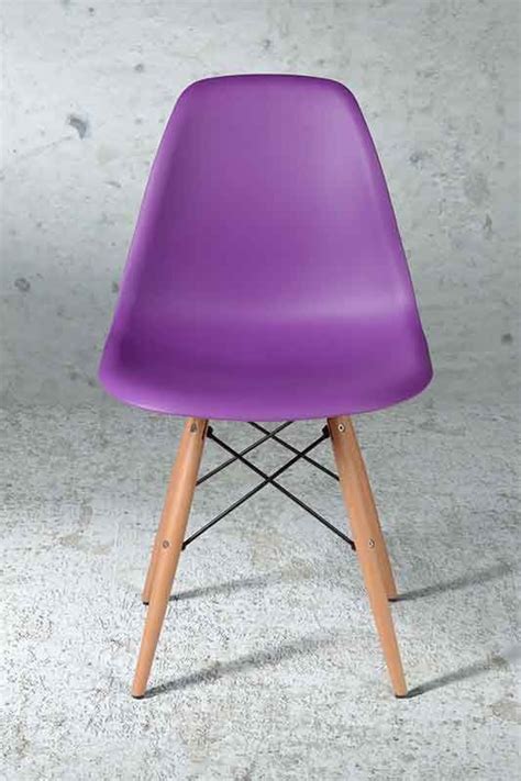 Eames Style Purple DSW Eiffel Chair