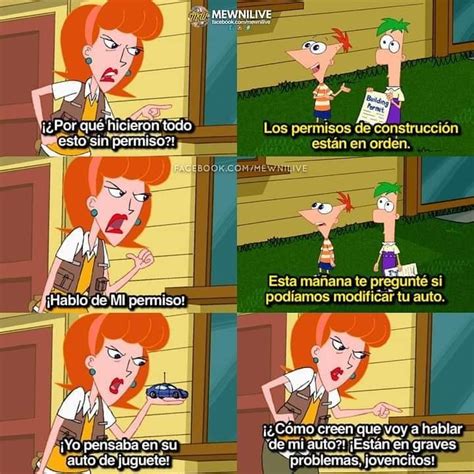 Phineas y Ferb | Imágenes graciosas, Phineas y ferb, Memes divertidos