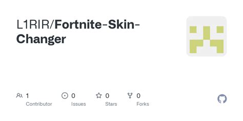 GitHub - L1RIR/Fortnite-Skin-Changer