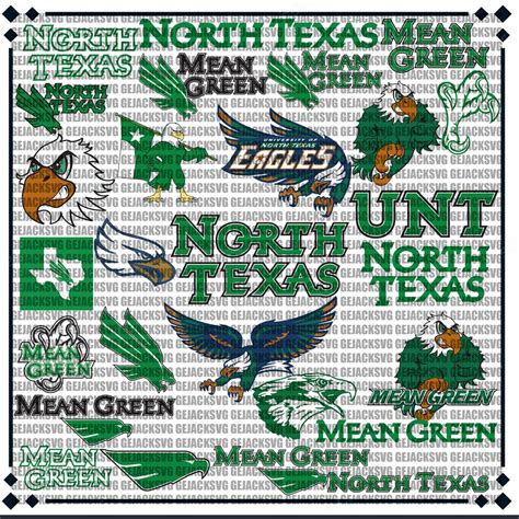 North Texas University SVG, Mean Green SVG, Game Day, Football, UNT ...