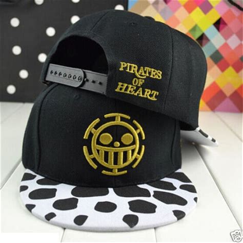 Trafalgar Law Hat Heart Pirates Cap [Free Shipping]