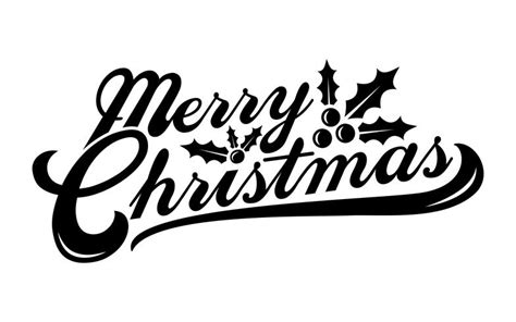 Merry Christmas text font graphic 552658 Vector Art at Vecteezy