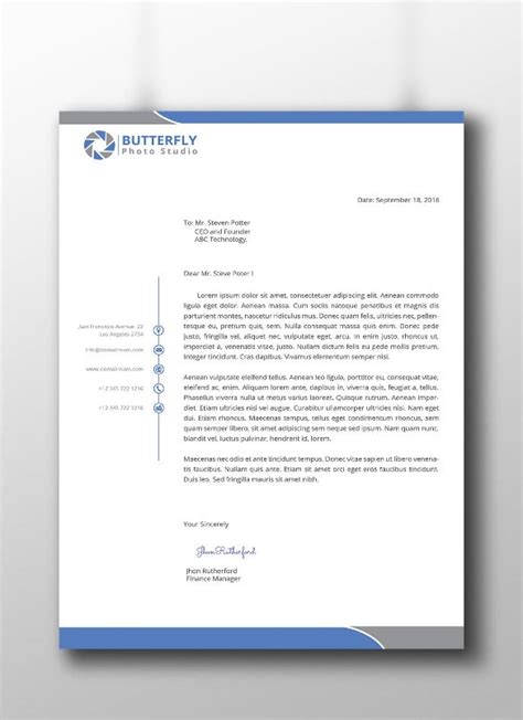 30+ Professional Letterhead Templates - Free Word, PSD, AI Format ...