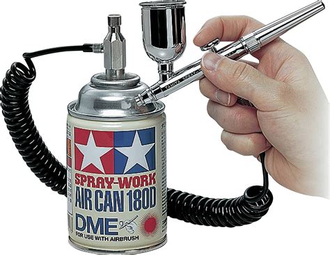 Tamiya 74525 Airbrush Start-set med tryckluft på burk Single Action ...