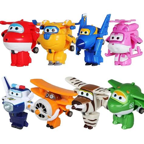 Aliexpress.com : Buy Super Wings Mini Airplane ABS Robot toys Action Figures Super Wing ...