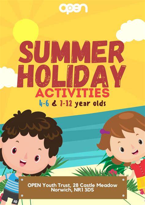 Summer Holiday Activities Booklet by OPEN - Issuu