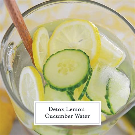 Lemon Cucumber Water - Easy Detox Water Recipe