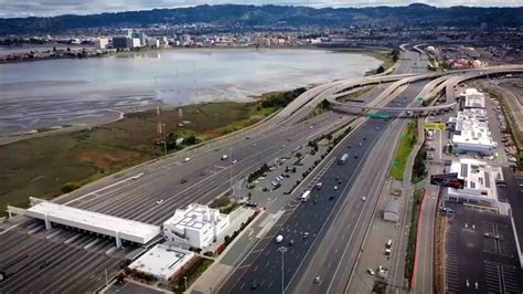 Drone Video: Traffic-Free Bay Bridge Toll Plaza During Pandemic – NBC ...