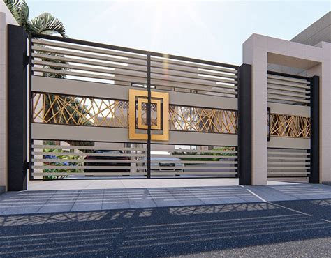 MODERN GATE DESIGN | Home gate design, House gate design, House main gates design