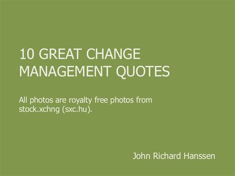 10 Great Change Management Quotes