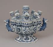 The "Greek A" Factory | Flower vase | Dutch, Delft | The Met