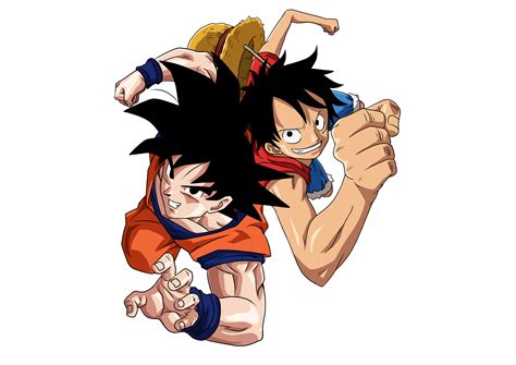 Goku and Luffy PNG by KekoArt97 on DeviantArt