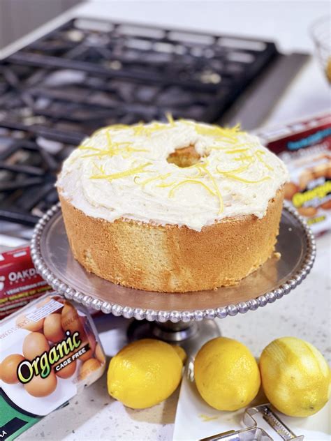 Lemon Chiffon Cake - cooking with chef bryan