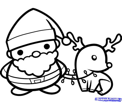 Cute Santa Drawing | Free download on ClipArtMag