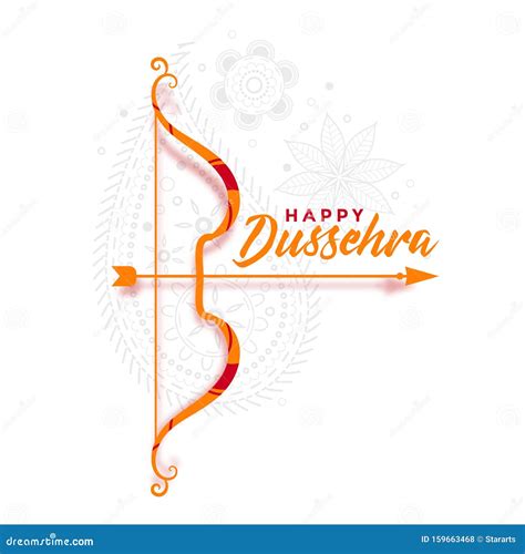 Cultural Happy Dussehra Festival Greeting Background Design Stock ...