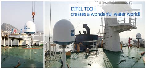 Dual DITEL V81 fastest marine satellite internet vsat on oil tanker